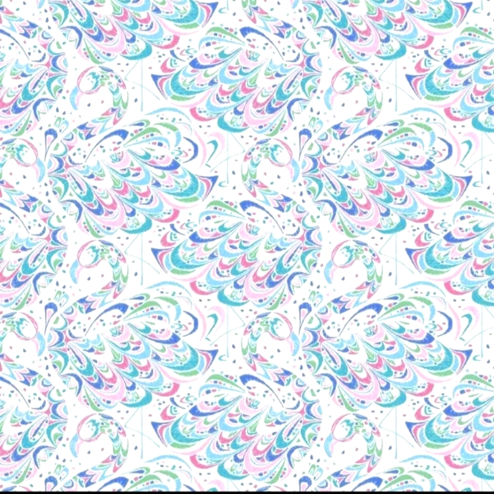 NEW Colorful Patterned Removable Wallpaper Rolls
